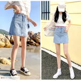 デニムスカート ハイウエスト 台形 | JOCOSA | 詳細画像35