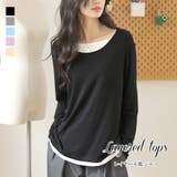トップス レイヤード風 ルーズ | JOCOSA | 詳細画像1