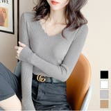 ニットトップス 長袖ニット 韓国ファッション | JOCOSA | 詳細画像1 