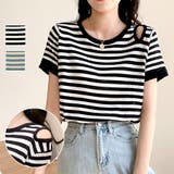 半袖 ニット ボーダー | JOCOSA | 詳細画像1 