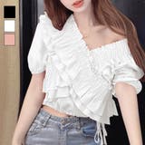 クロスフリル ブラウス トップス | JOCOSA | 詳細画像1 