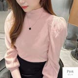 ピンク | ニット トップス バルーン袖 | JOCOSA