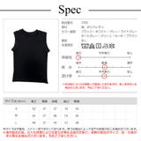 トップス ノースリーブ クルーネック | JOCOSA | 詳細画像18