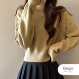 ベージュ | ニットトップス セーター レディースニット | JOCOSA