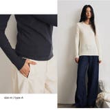 圧倒的肌触りのカシミヤタッチニット 選べるネック 3タイプ | JOCOSA | 詳細画像11 