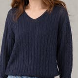 【Vネックで顔まわりすっきり】かぎ編み ニット レディース | JOCOSA | 詳細画像6