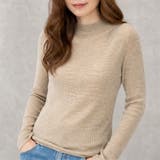 【秋冬のきれいめ定番ニット】リブニット レディース モックネック | JOCOSA | 詳細画像4 