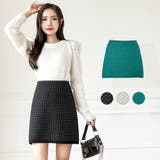 ニットスカート ドット柄 ミニスカート | JOCOSA | 詳細画像1 