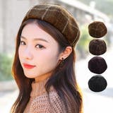 ベレー帽 チェック柄 チェック | JOCOSA | 詳細画像1 