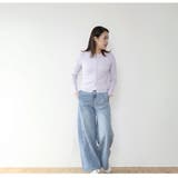 ストレートデニム サックスブルー ワイドパンツ | JOCOSA | 詳細画像12 