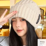ホワイト | ニット帽 厚手 リブニット | JOCOSA