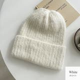 ホワイト | ニット帽 キャップ リブニット | JOCOSA