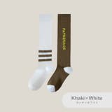 カーキ×ホワイト | 靴下 スポーツ ソックス | JOCOSA