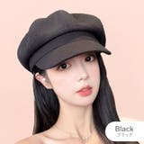 ブラック | キャスケット 帽子 レディース | JOCOSA