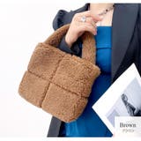 ブラウン | ミニバッグ ボア ハンドバック | JOCOSA