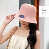 ピンク | バケットハット ロゴ 帽子 | JOCOSA