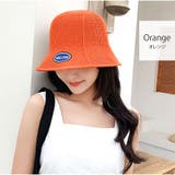 オレンジ | バケットハット ロゴ 帽子 | JOCOSA