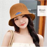 ブラウン | バケットハット ロゴ 帽子 | JOCOSA