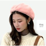 ピンク | ベレー帽 レディース ファー | JOCOSA
