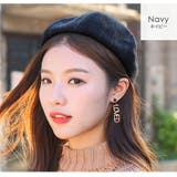 ネイビー | ベレー帽 チェック柄 チェック | JOCOSA