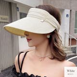 ホワイト | サンバイザー 麦わら 帽子 | JOCOSA
