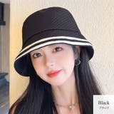 ブラック | バケットハット 帽子 ライン | JOCOSA