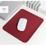 レッド | マウスパッド シンプル レザー | JOCOSA