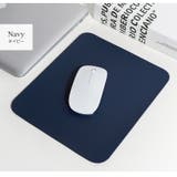 ネイビー | マウスパッド シンプル レザー | JOCOSA