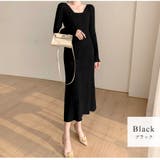 ブラック | ワンピース タイトワンピース 長袖 | JOCOSA