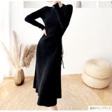 ニットワンピース リブ ギャザー | JOCOSA | 詳細画像17 