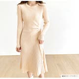 ニットワンピース リブ ギャザー | JOCOSA | 詳細画像2 