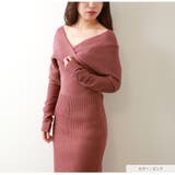 ニットワンピース タイト カシュクール風 | JOCOSA | 詳細画像21 