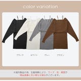 ニットワンピース レイヤード風 長袖 | JOCOSA | 詳細画像2 
