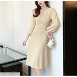 ニットワンピース バルーン袖 ウエストタック | JOCOSA | 詳細画像18 