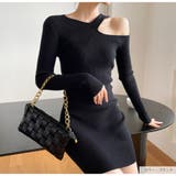 ニットワンピース ワンショル 長袖 | JOCOSA | 詳細画像14 