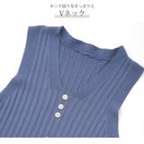 ニットワンピース ひざ丈 ノースリーブ | JOCOSA | 詳細画像6