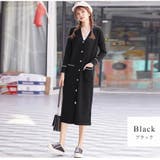 ブラック | カーディガン ニット ロング | JOCOSA