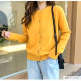 ニットカーディガン 長袖 ノーカラー | JOCOSA | 詳細画像3 