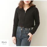 ブラック | パーカー ショート丈 トップス | JOCOSA
