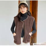 ベスト ノーカラー ボア | JOCOSA | 詳細画像3 