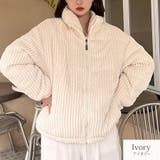 アイボリー | アウター コーデュロイ 中綿ダウン | JOCOSA