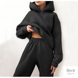 ブラック | ルームウェア パジャマ 上下セット | JOCOSA