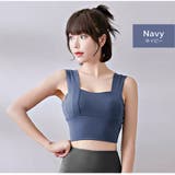 ネイビー | ノースリーブ スポーツウェア トップス | JOCOSA