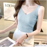 ニットトップス ノースリーブ Vネック | JOCOSA | 詳細画像22