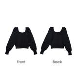 ニットトップス パフスリーブ 長袖 | JOCOSA | 詳細画像12