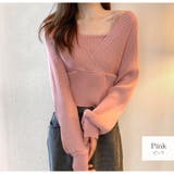 ピンク | ニットトップス 長袖ニット 韓国ファッション | JOCOSA