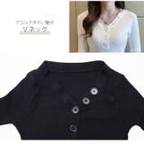 ニットトップス 長袖 Vネック | JOCOSA | 詳細画像6 