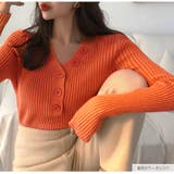 ニットトップス 長袖 Vネック | JOCOSA | 詳細画像19 