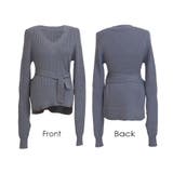 ニットトップス Vネック リボン | JOCOSA | 詳細画像13 