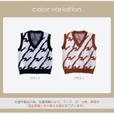 ニットベスト 格子 トップス | JOCOSA | 詳細画像13 